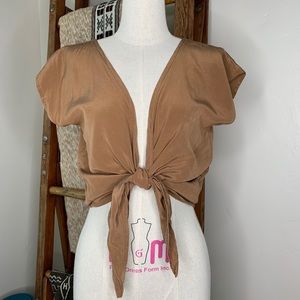 Elizabeth Suzann Silk Wrap top